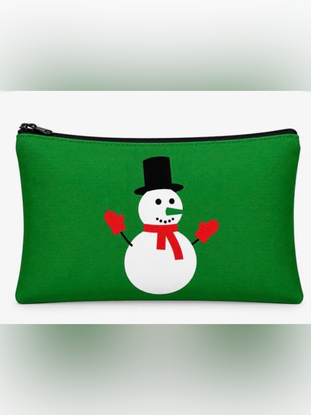 BUY NOW - Snowman Zipper Bag - 9” x 6”